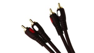 RCA kábel és 3.5 jack-optikai átalakító