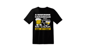Legénybúcsú póló a Pixelspolo.hu pólónyomtatás kínálatában