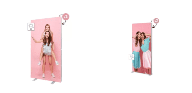 Lumix LED box háttérfalak